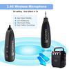 KIMAFUN 2.4G Wireless Headset Microphone Waterproof Sweatproof Mic for Fitness Coach Yoga Dance Teacher School Classroom Speaker