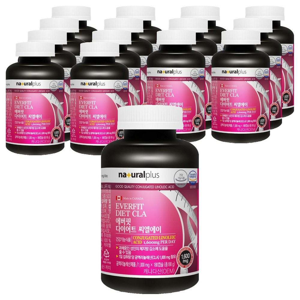 Natural Plus EverFit Diet CLA 180 Tablets 15 pcs Ingredients: may be subject to change at the manufacturer’s | 180 Tablets 15 pcs