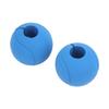 1 Pair of Barbell Dumbbell Curved Bar Grip Round Spherical Silicone Non Slip Thickened Grip for Massive Arm and Muscle Building