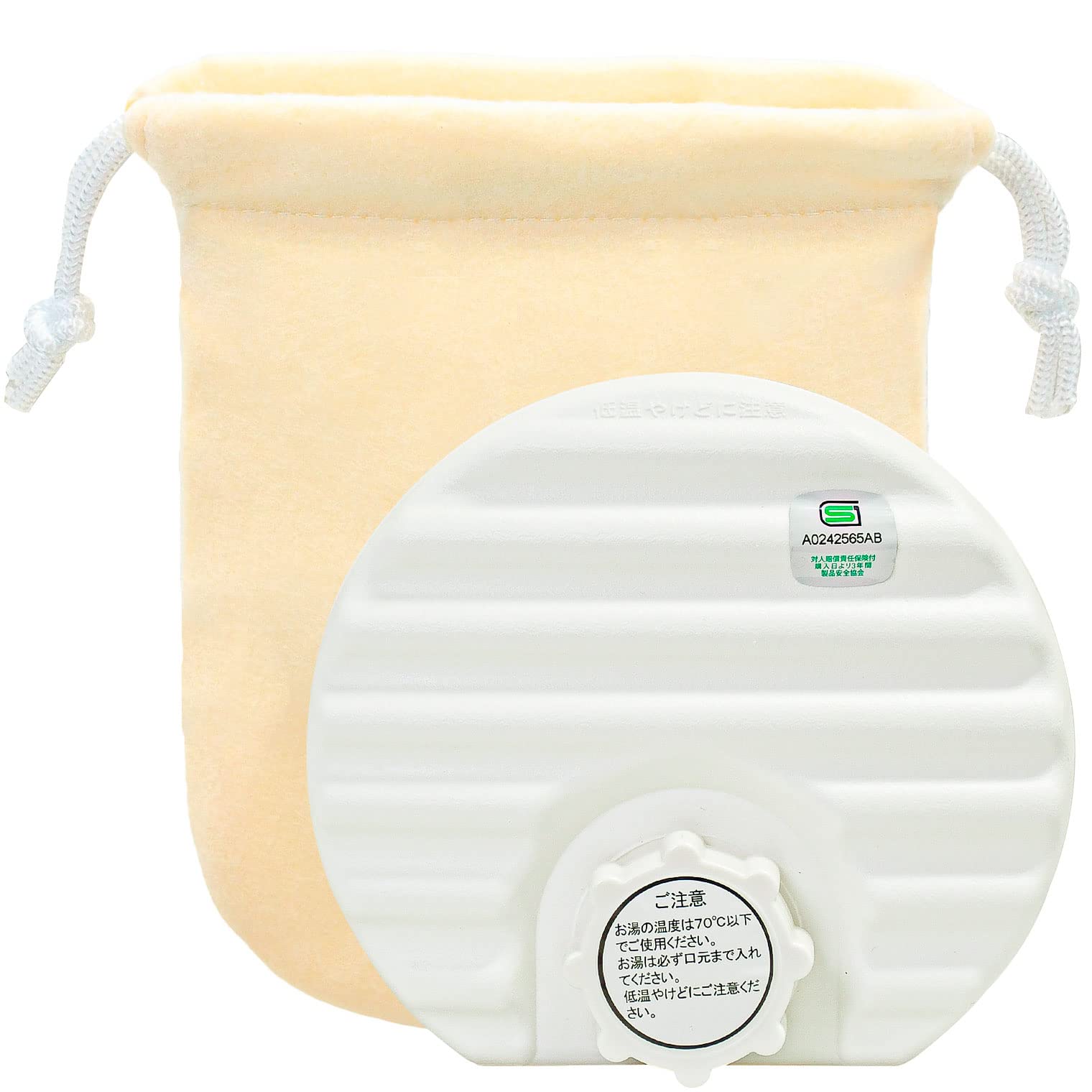 

Miyake Chemical Hot Water PORI YUTANPO Bottle, Beige, 600ml, TP-1340 бежевый