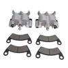 1 Paar Bremssättel Set mit Bremsbelägen 1911284 Links Rechts Ersatz für Polaris RZR 1000 XP XP