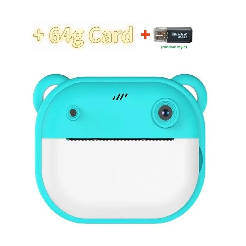 Polaroid Infantil Pode Tirar Fotos e Imprimir Mini Câmeras Digitais, Impressão Infantil Pequenas DSLRs