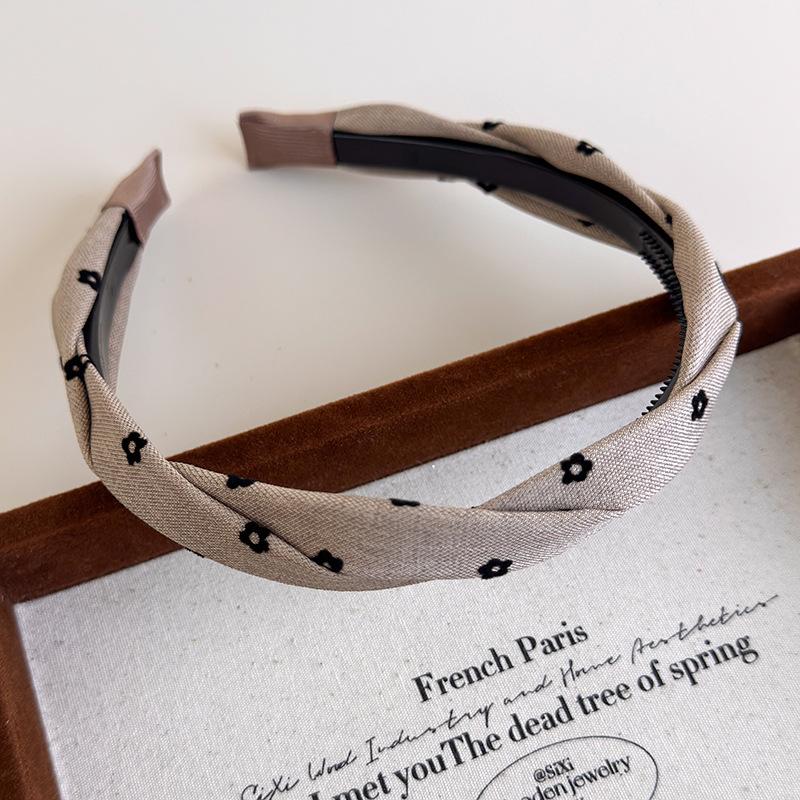 Solid Fabric Wrap Headband for Women Girls Sweet Elegant Headband Simple Hair Hoop Head Band Hair Ornament Fashion Accessories