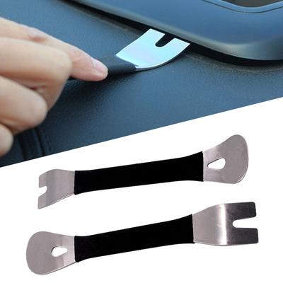 Kit d'outils de démontage automatique en métal, clip de porte d'autoradio, garniture de panneau de tableau de bord, démontage audio, installateur, kit de démontage manuel
