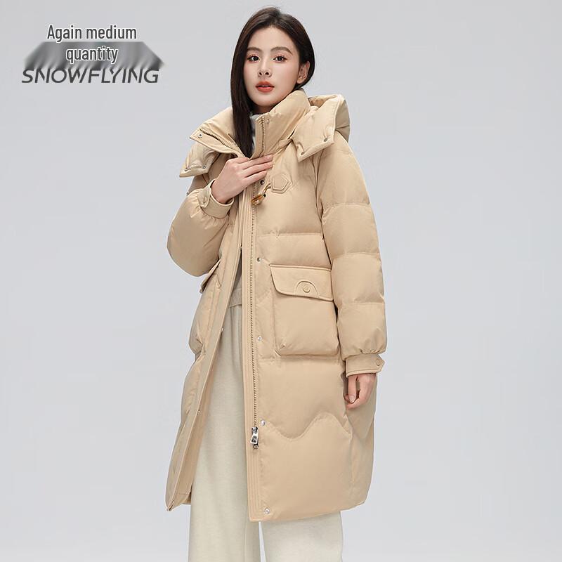 SNOWFLYING 2024 Women's Mid-length Toggle Down Jacket X30147024F