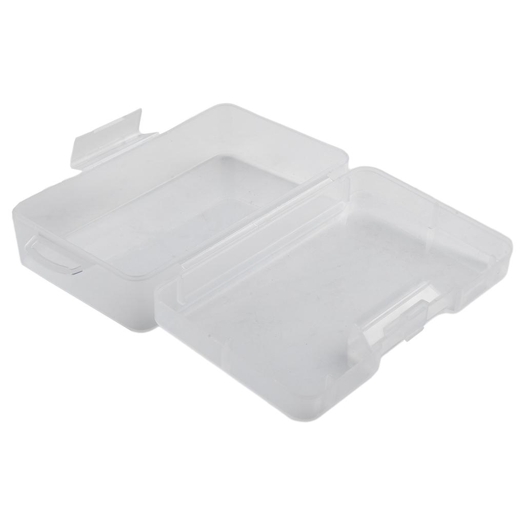 1pc Transparent Plastic Storage Box Dustproof Lockable Storage Case Household Supplies Storage Tools Organizers 4 Sizes Optional