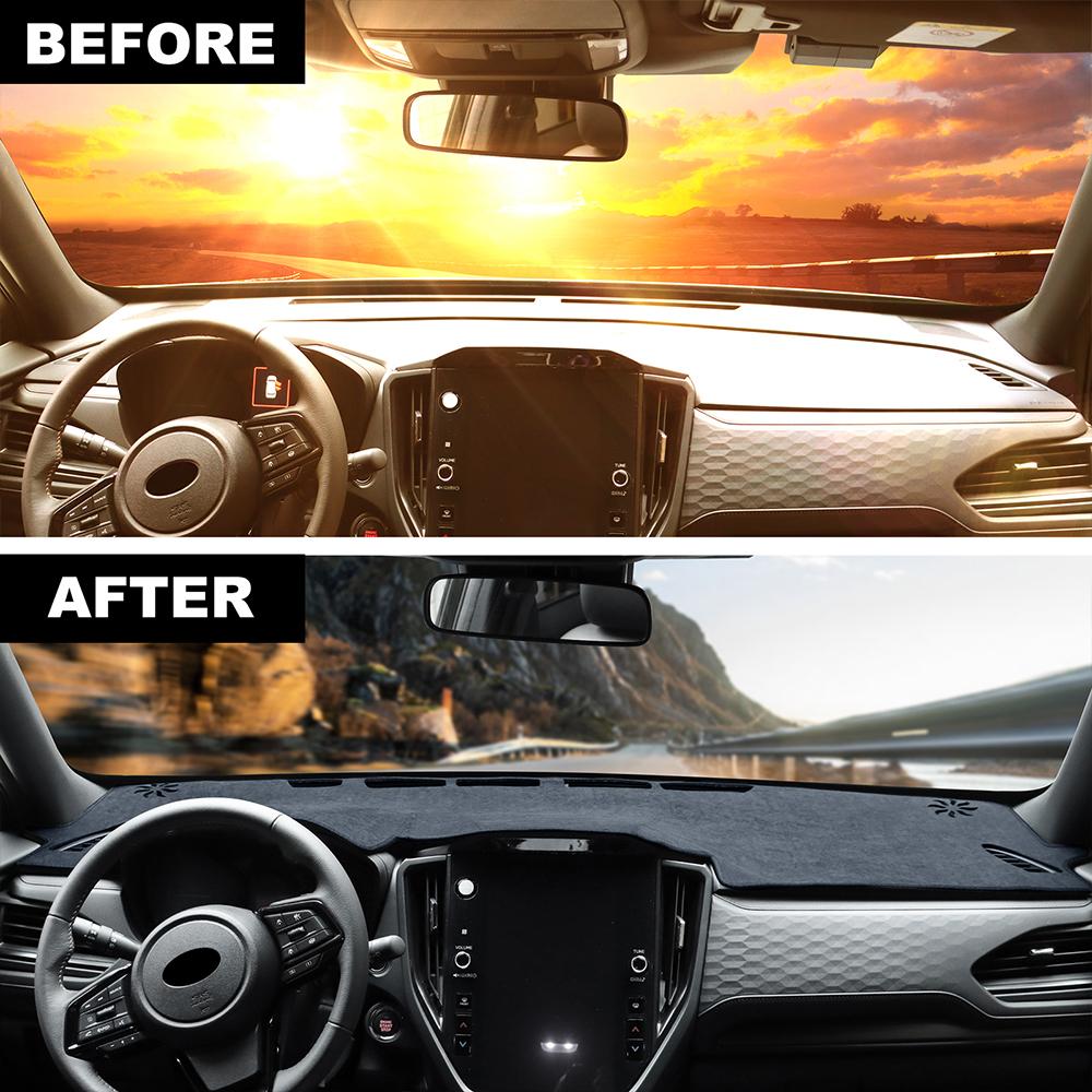 Sunshade Dashboard Pad For Subaru Forester 2025 2026 2027 LHD RHD Car Mat Dashmat Sun Protect Flannel Carpet Accessories