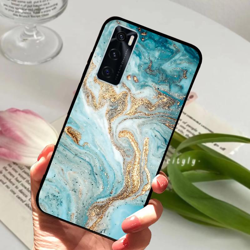 For Vivo V20 SE Case Animal Cartoon Soft Silicone Funda for Vivo V20 SE V2022 V2023 Phone Cover VivoV20SE Black Coque 6.44 inch