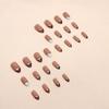 24 Pc  Press On Nails Short Square Fake Nails Cute Designs Glossy False Nails Halloween Nails Cute Full Cover Glue On Nails Stick with 2ml Glue