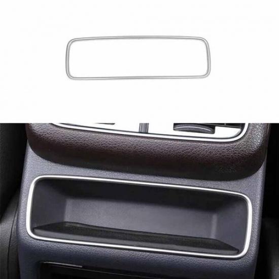 - Rear Seat Air Outlet Vent Titanium For Benz GLE GLS Silver Frame Cover