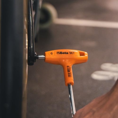 T-shaped hex wrench set with grip, 6 pieces, 96T/S6