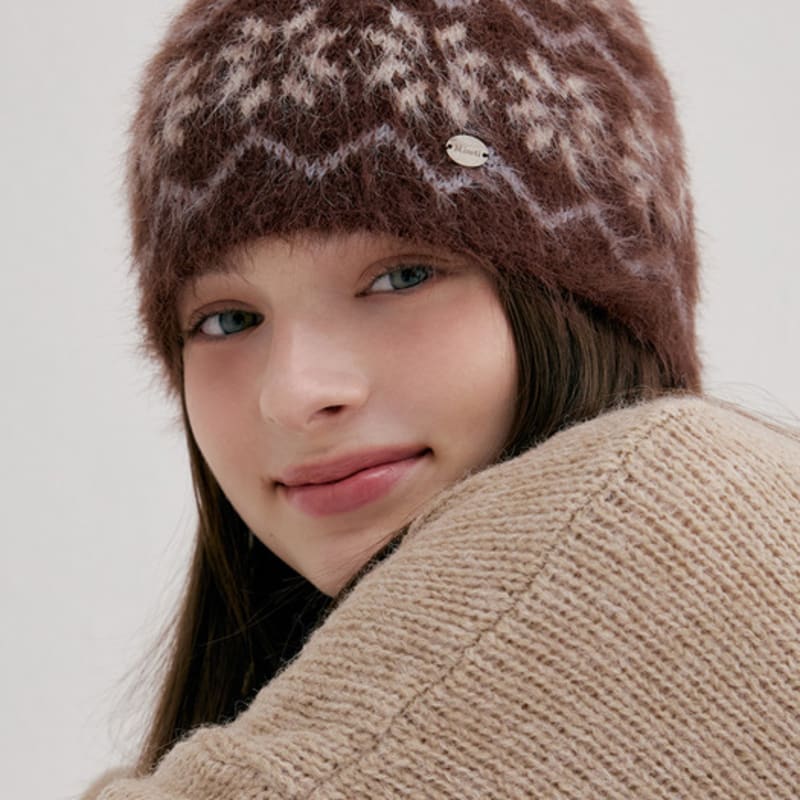 

MINETI Nordic Snowflake Beanie B 12525 MTJ Brown
