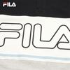 FILA Men's Color Block Knitted Long Sleeve Polo Shirt