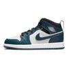 Air Jordan 1 Mid PS Armory Navy Scarpe da Ginnastica per Bambini Blu Nero Bianco 640734-411