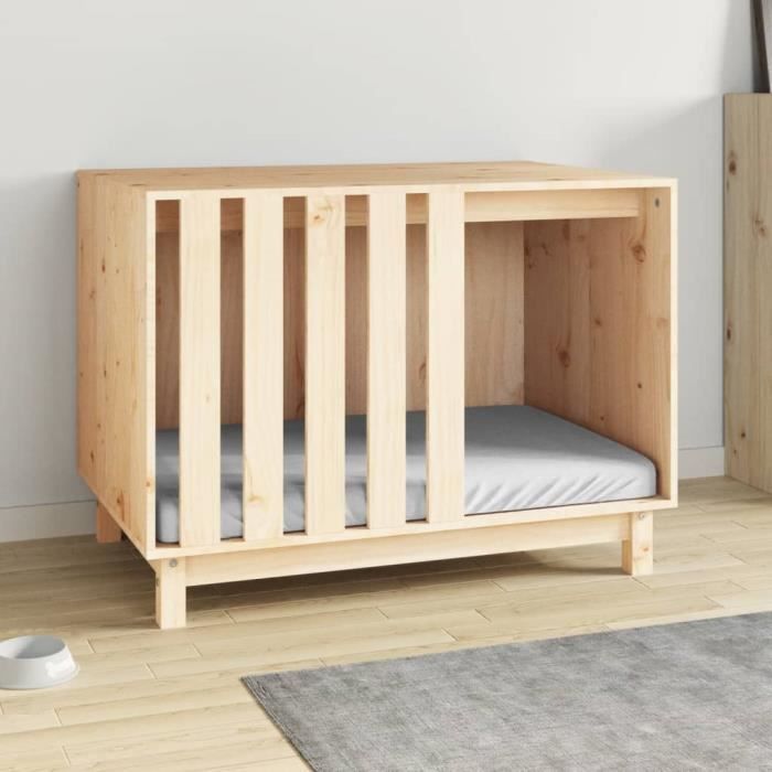 VidaXL Dog Niche 90x60x67 Cm Solid Pine Wood 822486