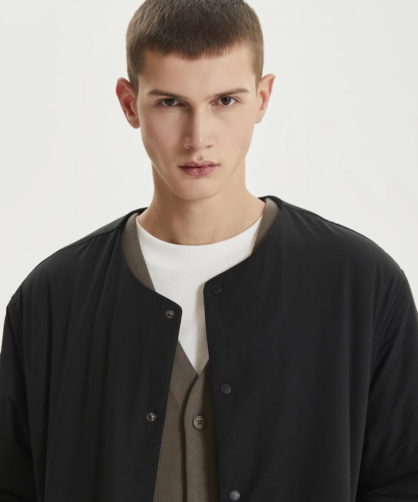 New Balance Nbnqf4M931 / Men Cloud Padded Cardigan (Black)