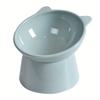 Tall Cat Bowl Dog Bowl Anti-dumping 45°Neck Guard Cat Pet Water Bowl Binaural Pet Feeding Cup Pet Feeding Bowl