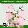 1200LM Luminous Flux Clip-On LED Grow Light with Gooseneck 1/2/3/4-Head Growing Lamp Kit 5V USB Powered Timer & Dimmable, for Greenhouse Hydroponics