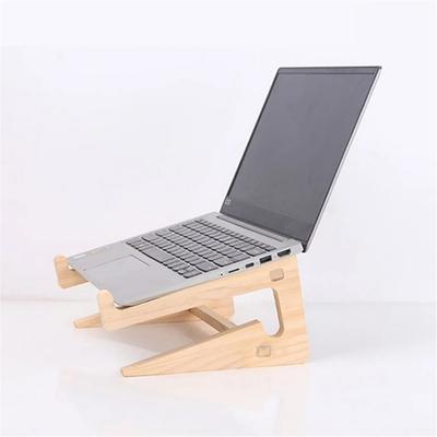 Computer Stand Wooden Laptop Stand Detachable Base Computer Cooling Stand Suitable for Laptops