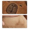 Brown Capybara Car Headrest Cartoon Plush Seat Cushion Car Seat Decoration  Cushion Front