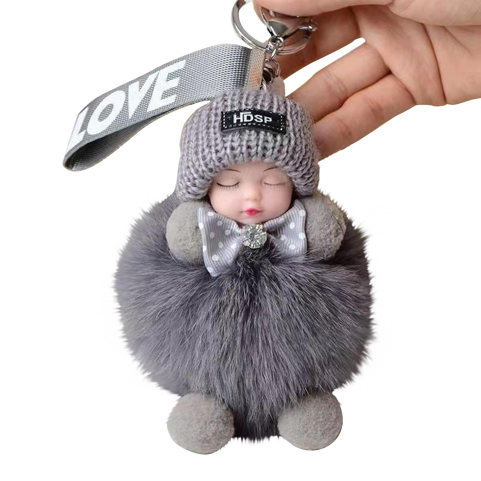 

Милая подвеска для автомобиля, спящая кукла, мультяшный плюшевый брелок, кукла, аксессуары для кукол HDSP LOVE One Size