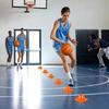 Stackable Agile Marker Cones, 12-Piece Soccer Training Set for Practice Border, Position Areas, Turn Point, and Drill Route