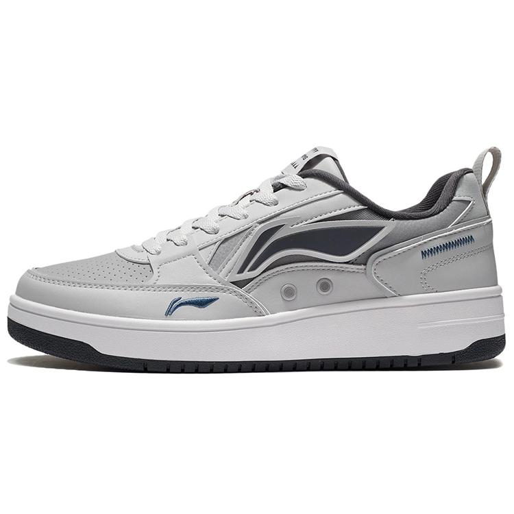 

new LiNing Anti Slip And Wear Resistant Lightweight Low Top Skateboard Shoes Men s Gray 43