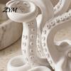 Creative Gift for Friends 3D Printed Octopus Toothbrush Holder, Space Saving Desk Organizer, Durable Flexible Tentacle Storage PLA Material