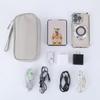 Digital Accessories Multi-layer Storage Bag: Power Bank, Hard Drive, USB Drive, Earphones, Data Cables Dustproof Protective Case.