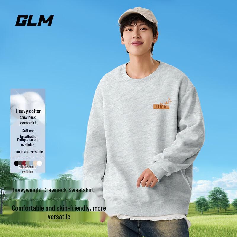 

GLM Men s Round Neck JGL Butterfly Logo Sweatshirt 2XL