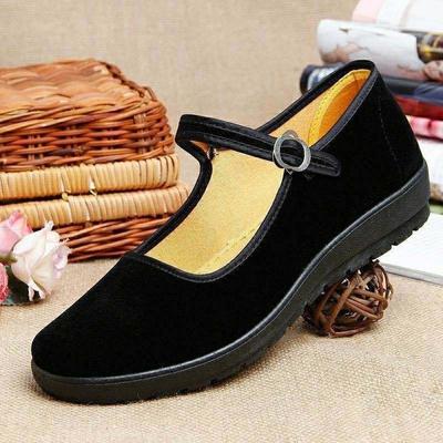 Fashion Black Flats Spring Ladies  Ballerinas Mary Janes Casual Women Flat Platform Shoes Comfortable Female Shoes Slip On Shoes Woman