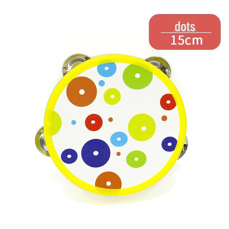 Wooden Tambourine for Early Childhood Music and Dance
