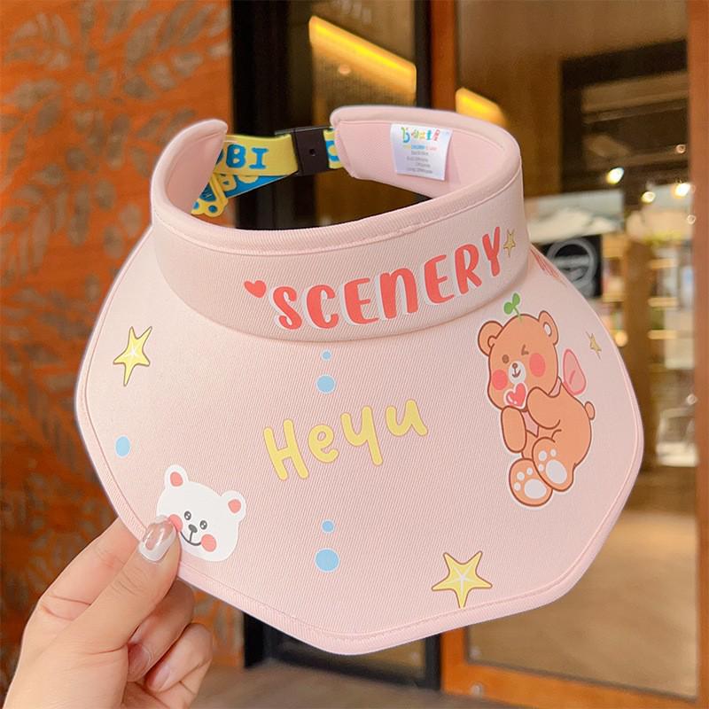 Kinder UV-Schutz Cartoon Sonnenblende Hut für Outdoor Sommer Spaß