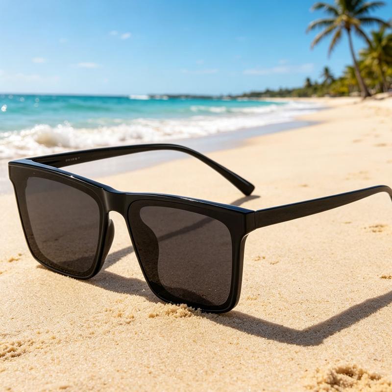 High Quality Fashion Myopia Glasses Women Men Vintage Square Frame Sunglasses with Minus Diopters Casual Outdoor Sports Eyewear