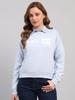 MONTE CARLO Women Oversized Sky Sweatshirt