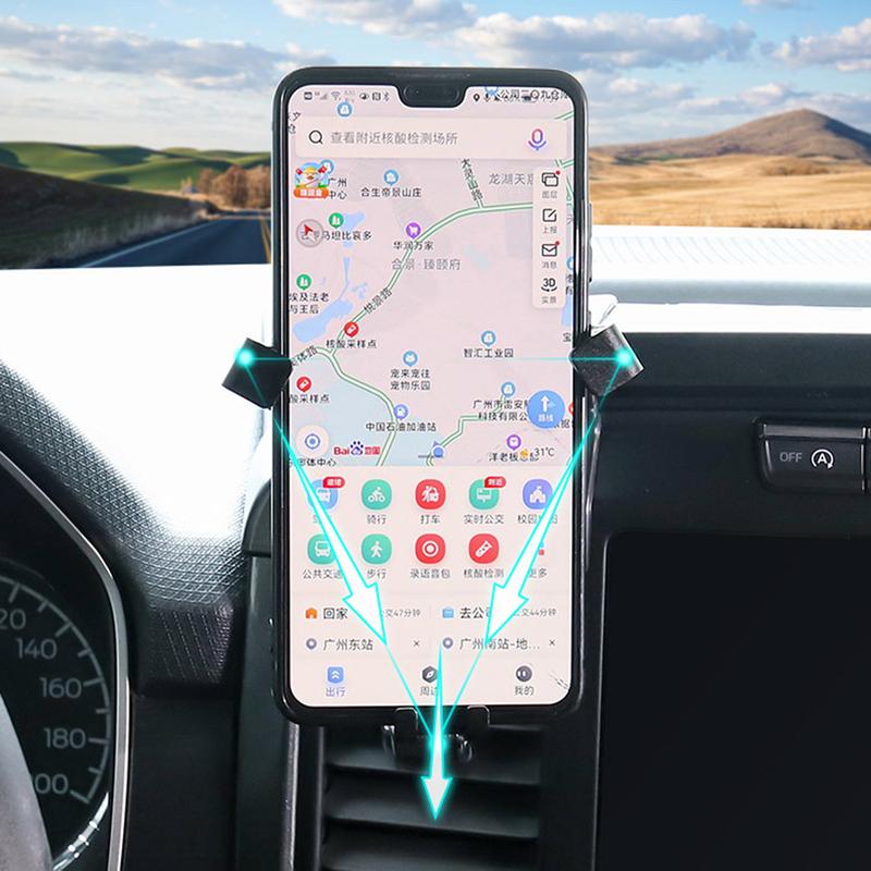 Car Phone Holder For Ford F150 F-150 Car Air Vent Clip Mount Mobile Phone Holder Cell Phone Stand Support