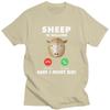 Mein Schaf ruft T-Shirts Reine Baumwolle T-Shirts Sommer Rundhals T-Shirts Lässige Kurzarm Kleidung Für Männer Geburtstagsgeschenk