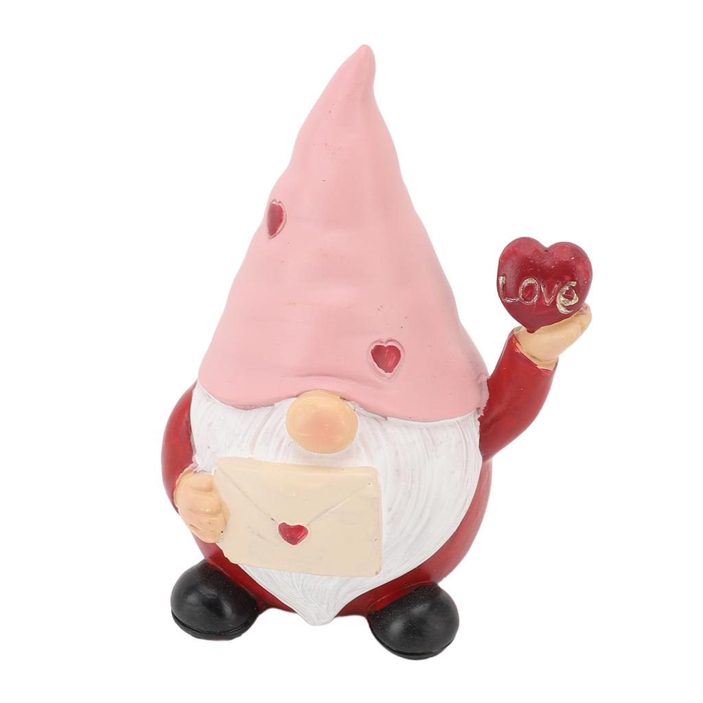 Gnome Statue Sweet Resin Gnome Figurine for Home Wedding Party Holiday Decorations Anniversary Gift