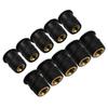10Pcs Universal M4/M5/M6 Rubber Well Nuts Blind Fastener for Motorbike Windcreen Motorcycle Modification Tools