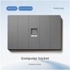 Type 118 American/Thailand Universal Standard with USB/Type-c/light Switch and Outlets Wall Switches and Sockets