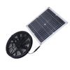 5V 10W Solar Panel Powered Fan Quite Operation Exhaust Ventilator Fan for Greenhouse RV Camping