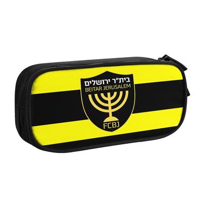 Cute Footbally Beitar Jerusalem FC Soccer  Pencil Case for Girls Boys  Large Capacity Pen Box Bag School Accessories