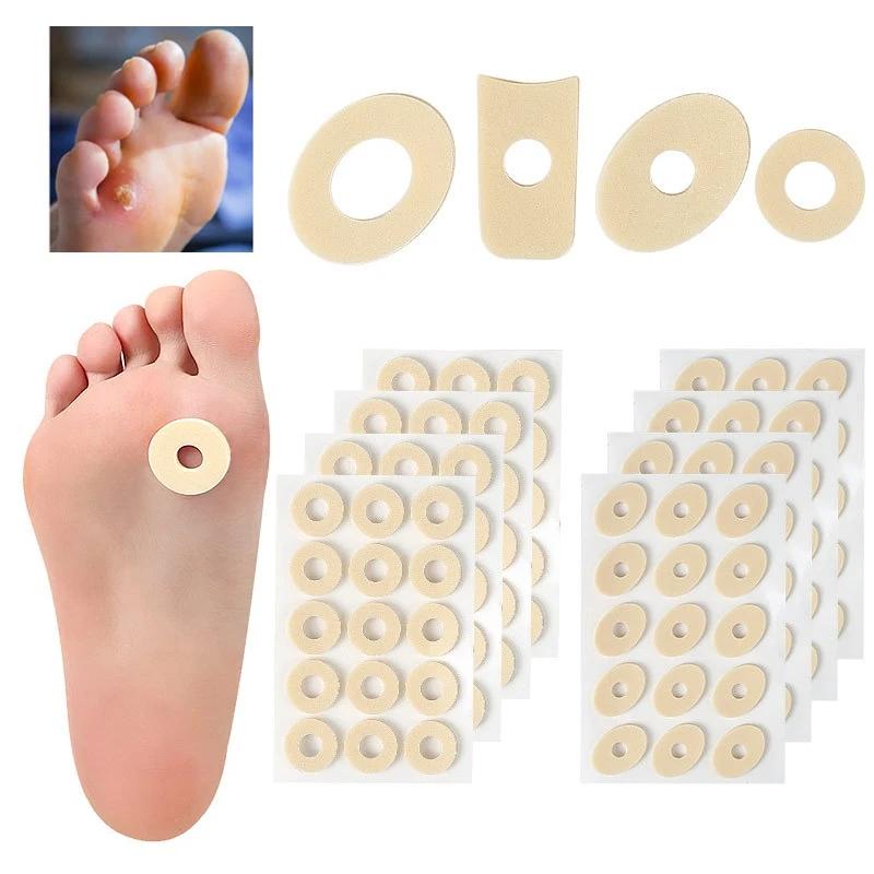 New 60pcs/4packs Callus Callus Cushions For Feet Bottom SelfAdhesive Corn Remover Pads Corn Patches for Toes Blister Pain Relief