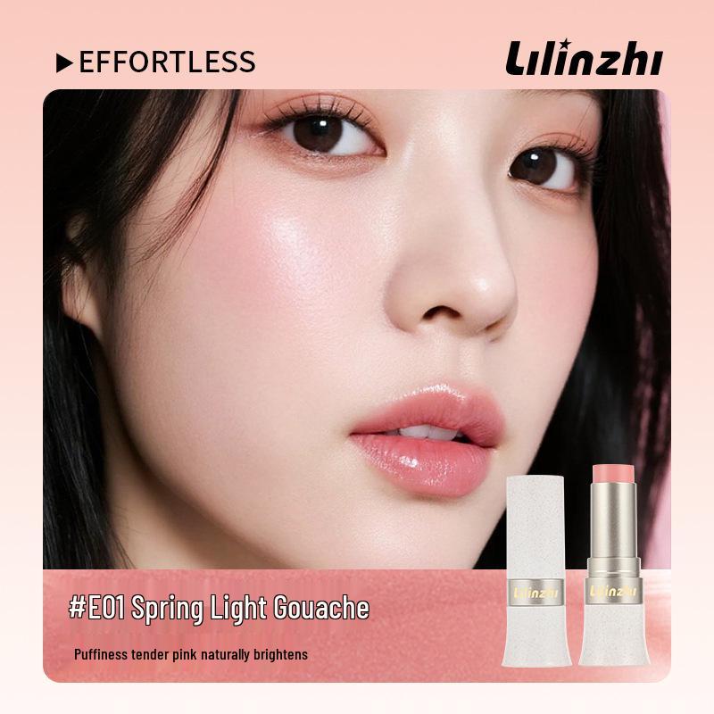 Lilinxhi Dual-Use Matte Lip and Cheek Stick - Long-Lasting, Soft, Natural Contour Blush