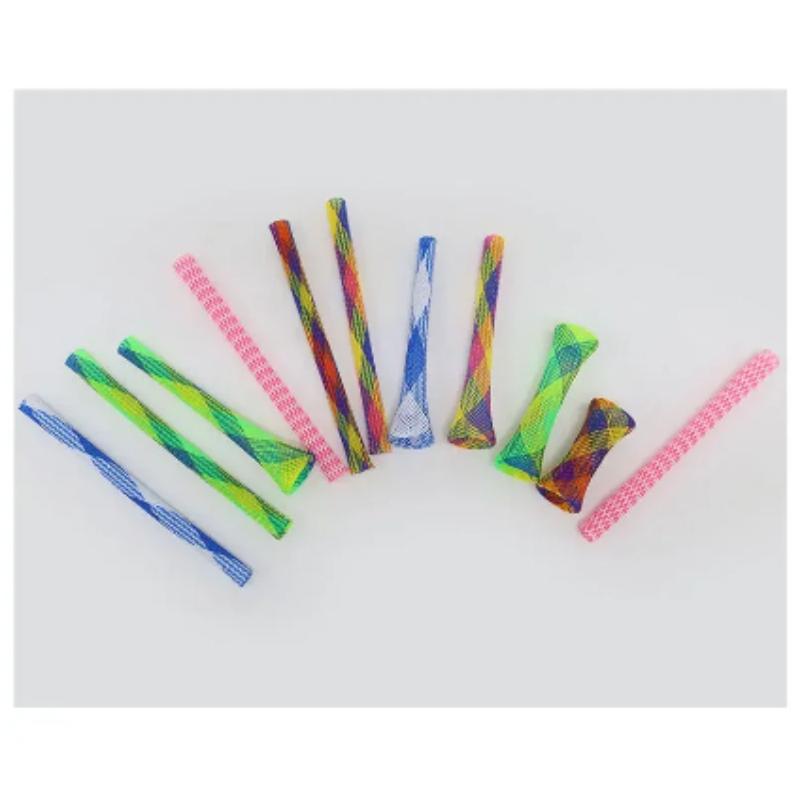 10/Bag Cat Spring Toy Stick Free Folding Spring Shape Multicolor Cats Bounce  Play Toy Pet Training Toy Random Color Mascotas
