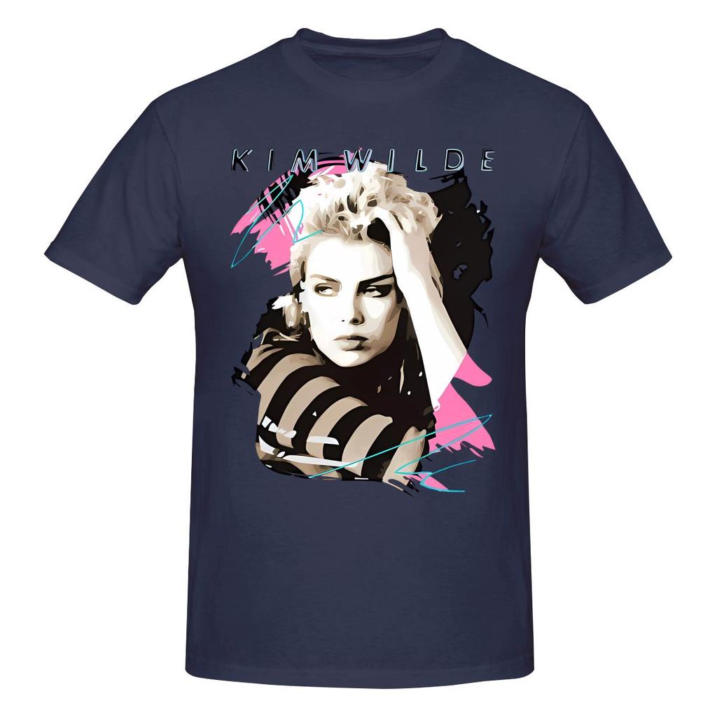Kim Wilde 80s Retro Faded Soft And Glutinous Tshirt Fresh And Simple Easy To Clean Tees