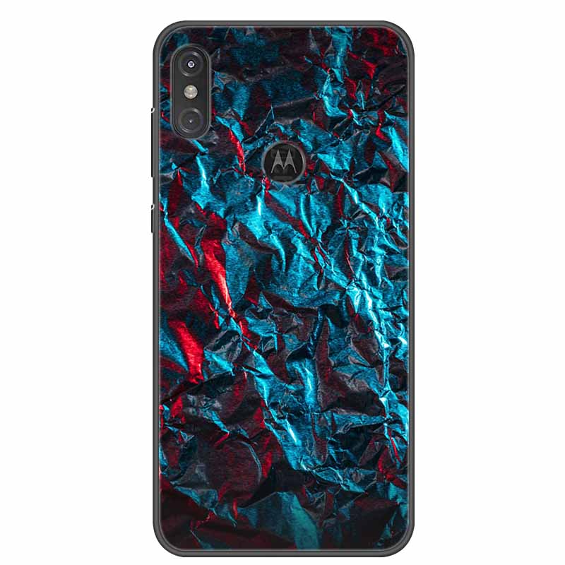 

For Moto One Vision Case Luxury Silicone TPU Soft Cover Phone Cover Для Motorola Moto One Action Macro Протиударний мармуровий чохол Moto One