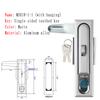 Electric Cabinet Lock MS818 Flat Lock Distribution Box Control Cabinet Lock MS490 Stainless Steel With Hanging Cabinet Door Lock