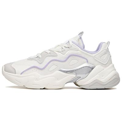 Chunky Sneakers Women's Low Top Ivory White/Shade 1 Gray 122038883-1