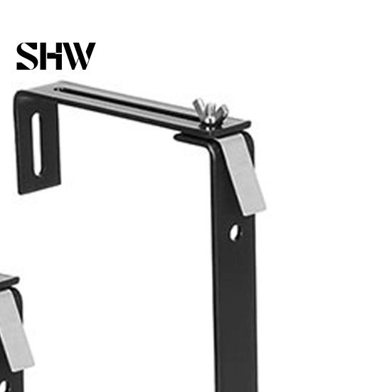 Durable Flower Box Railing Brackets 4Pcs Adjustable Planter Brackets, Stainless Steel Hangers, Balcony No Drill Plant Supports for Fence Railings
